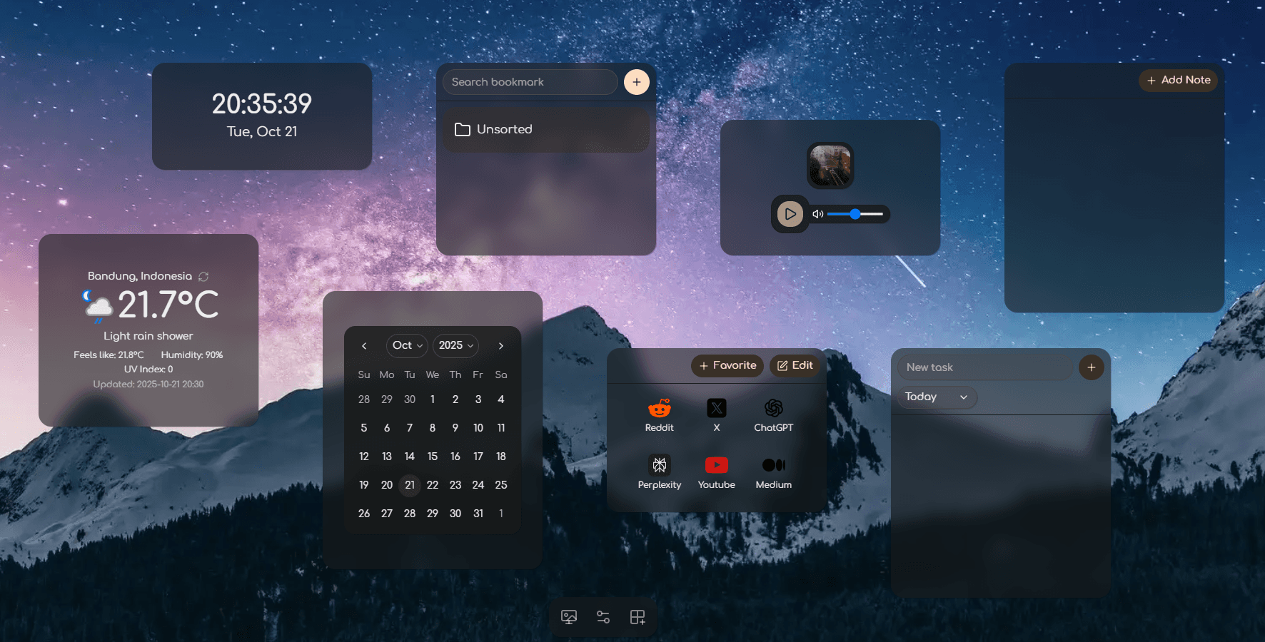Chrome Extension: Productivity Dashboard